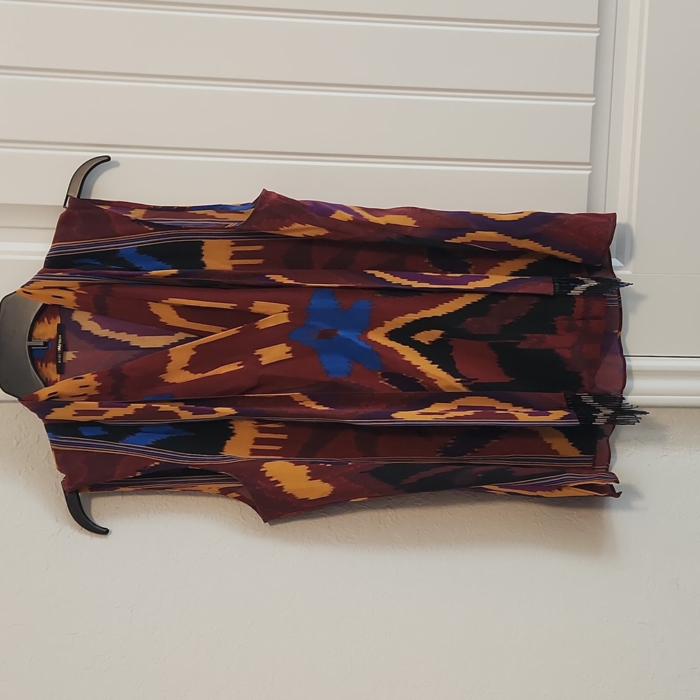 Kobi Halperin Martina Tie-Neck Sleeveless Silk Blouse, Medium